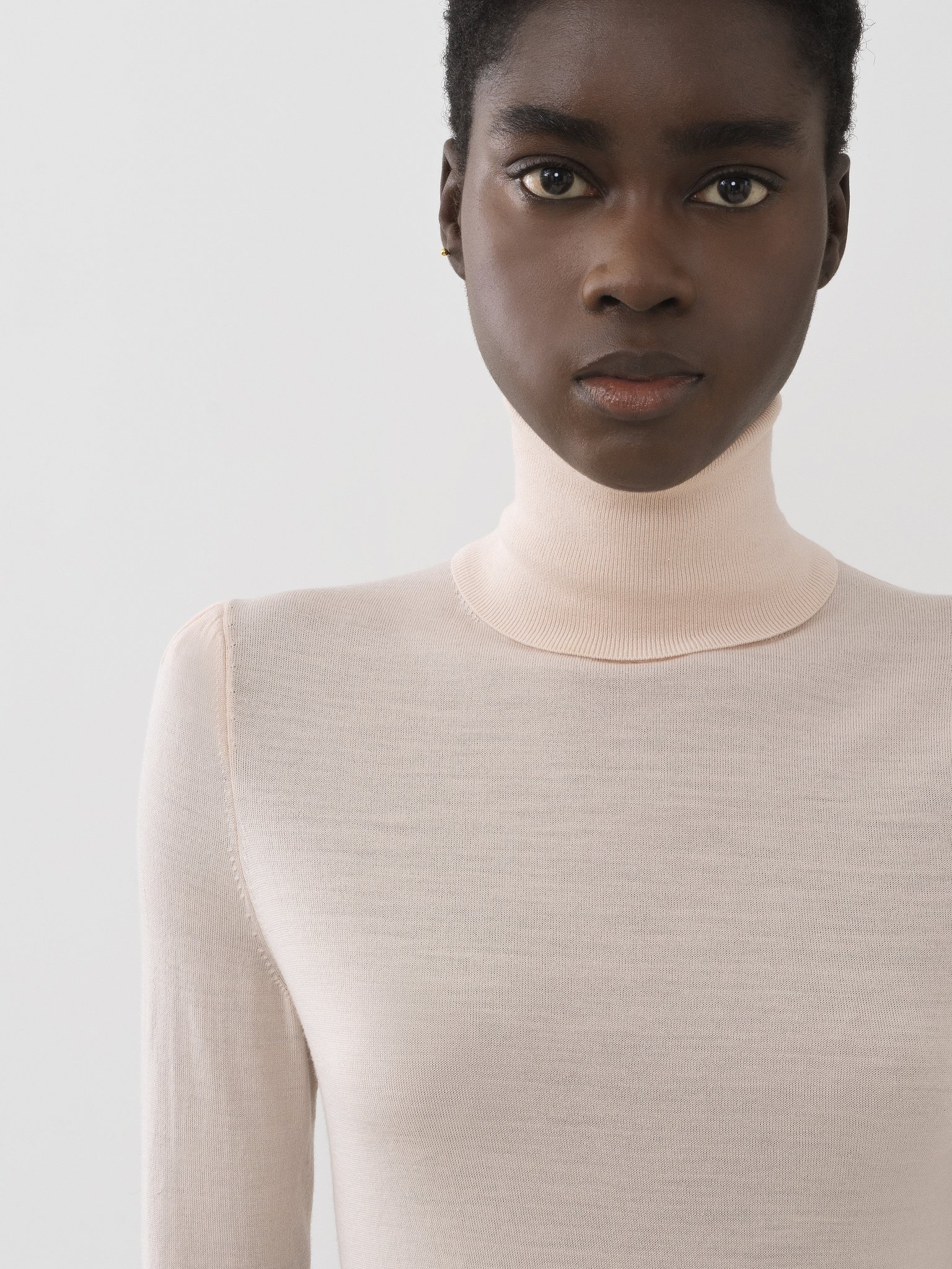 FITTED HIGH-NECK SWEATER - 7