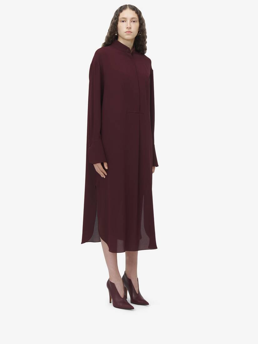 Georgette Shirt Dress - 3