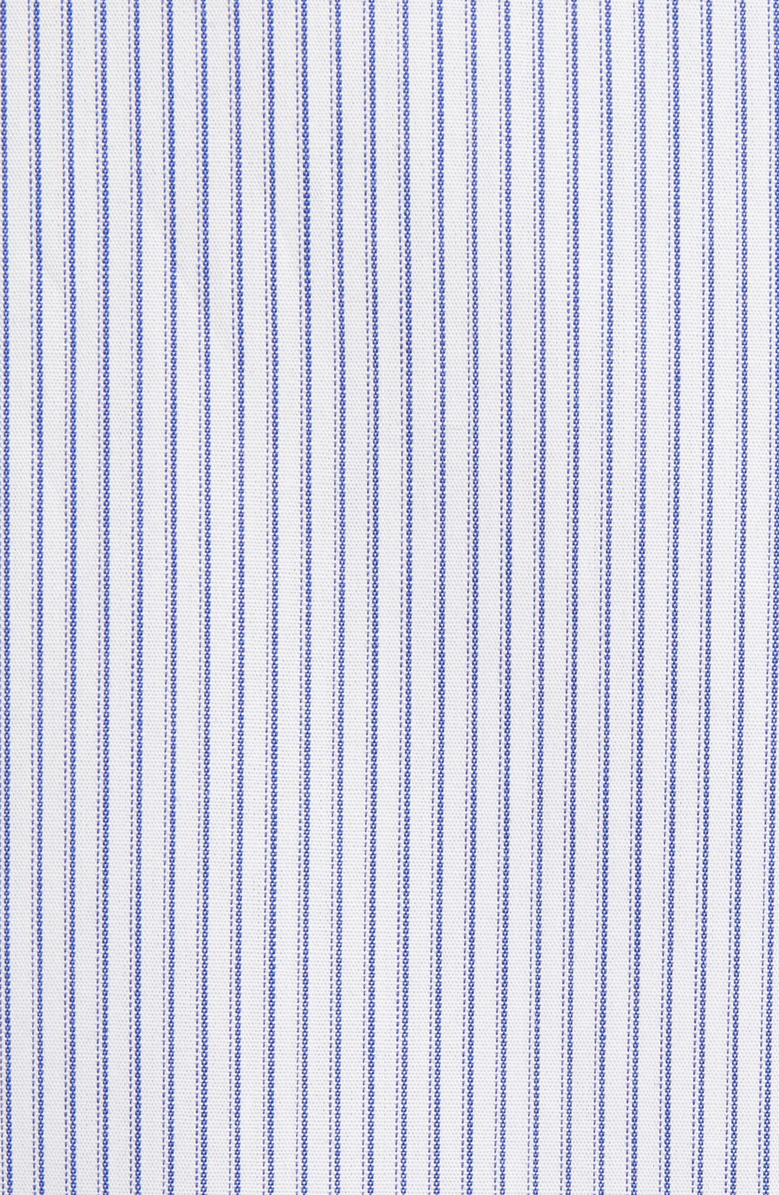 Corbino Stripe Cotton Button-Up Shirt - 6