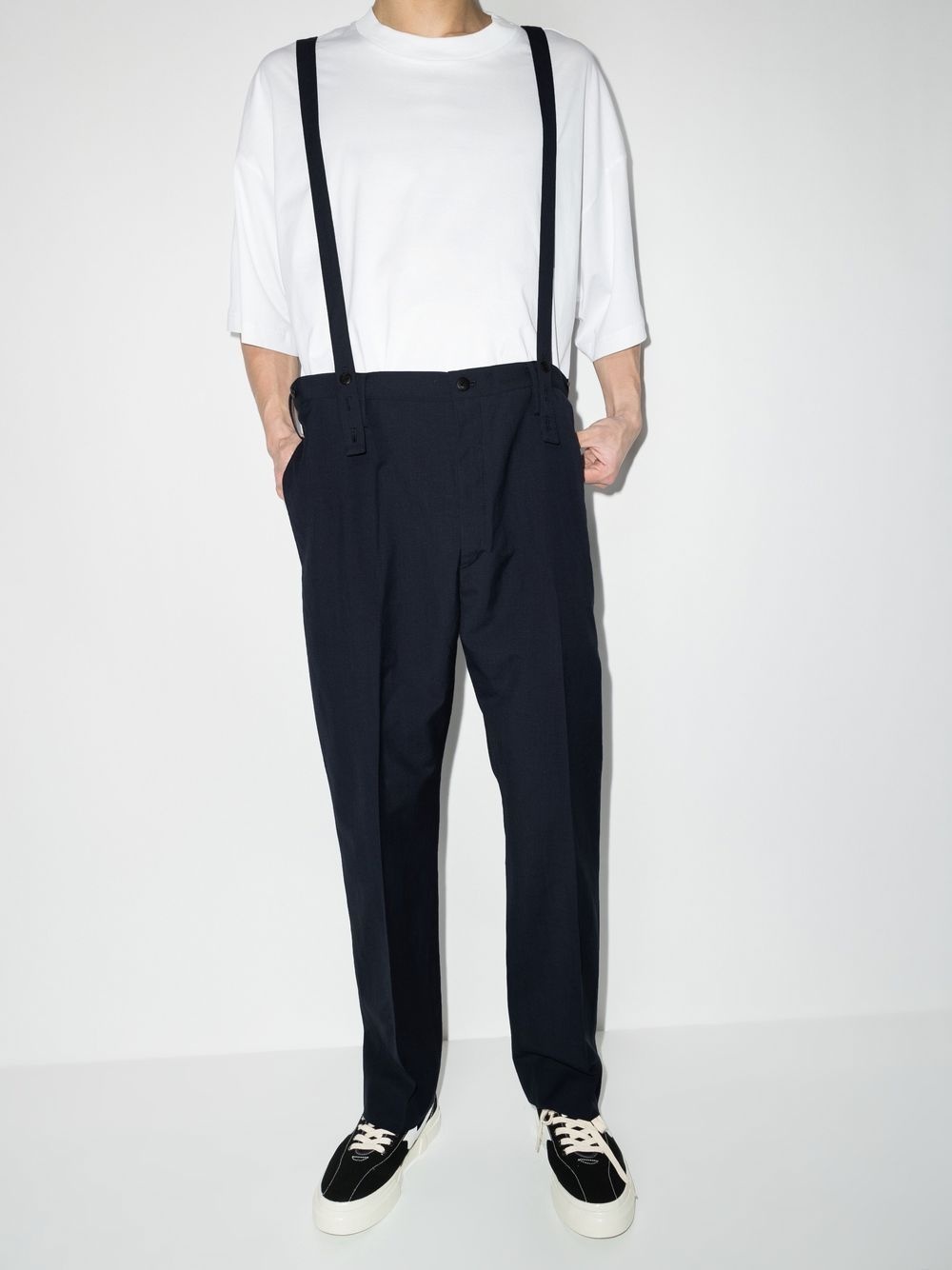 Travailler brace-strap trousers - 2