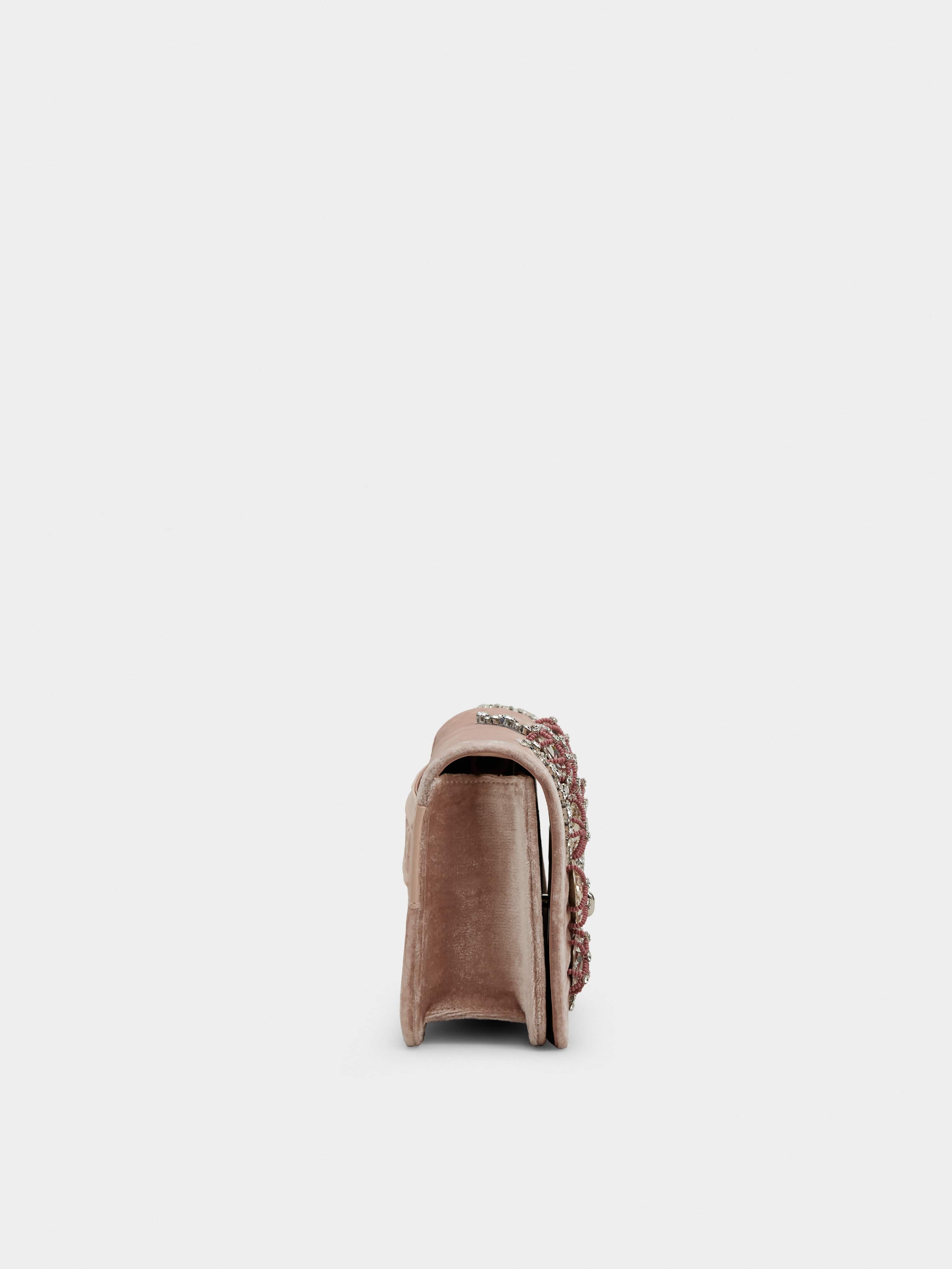 Viv' Choc Shine Camouflage Mini Bag in Velvet - 3