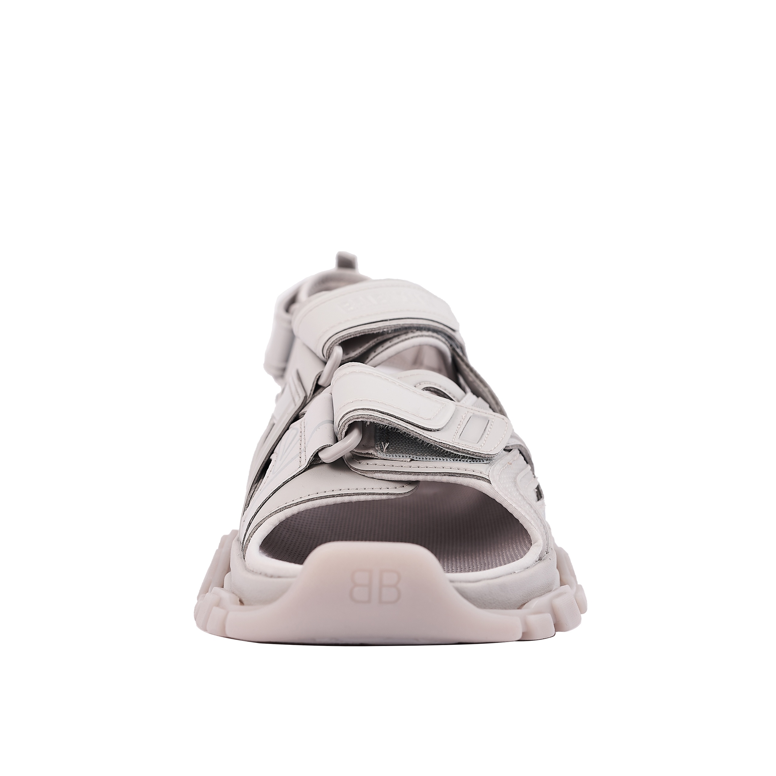 GREY TRACK SANDALS - 4