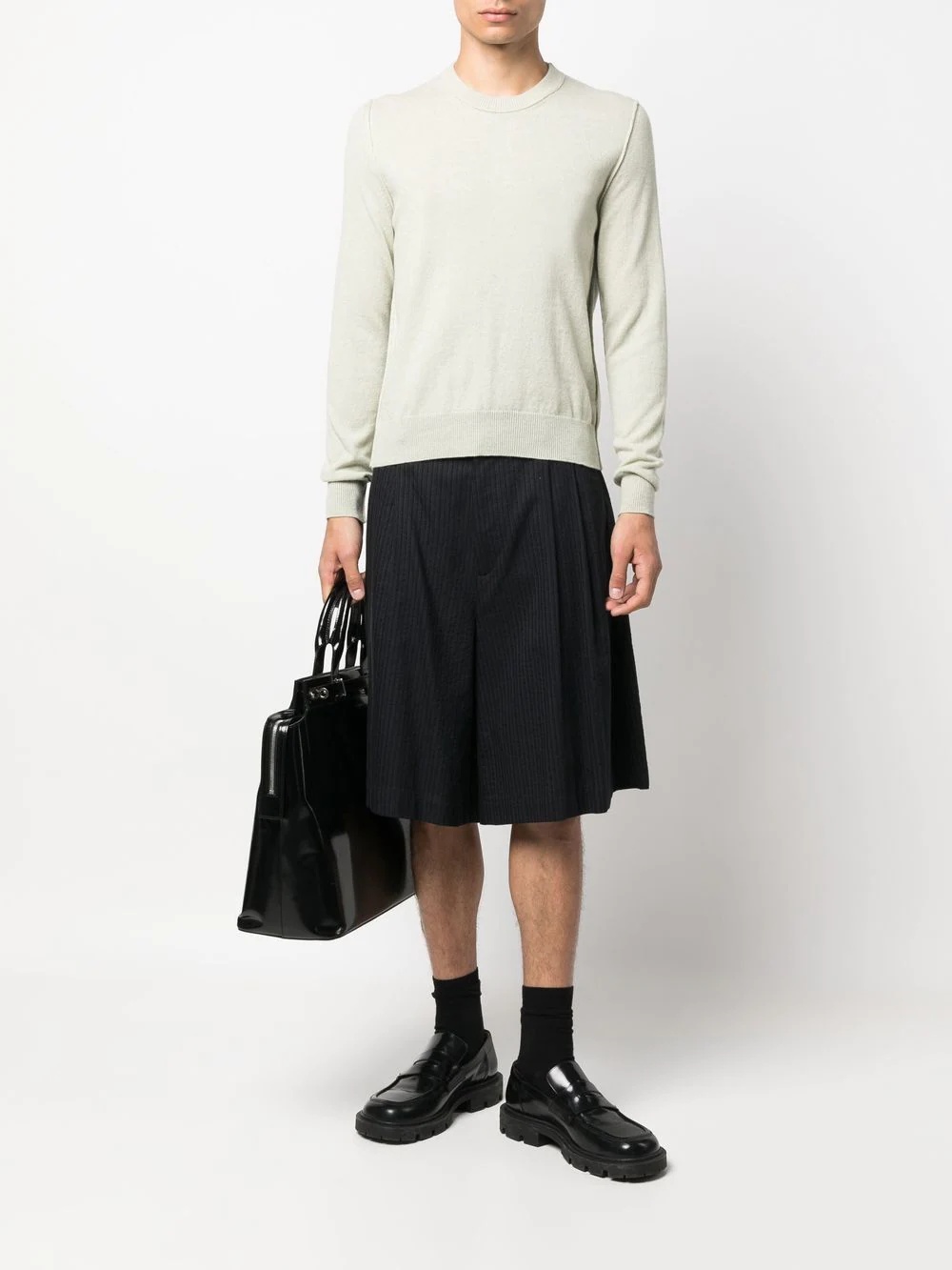 knit pullover sweater - 2