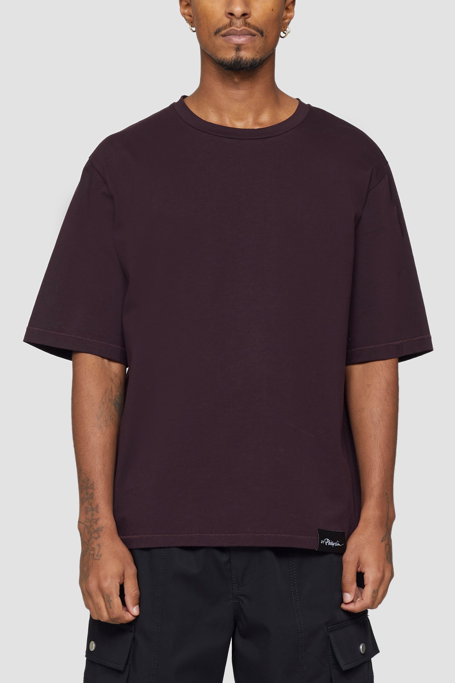 Oversized Boxy Crewneck Tee - 2
