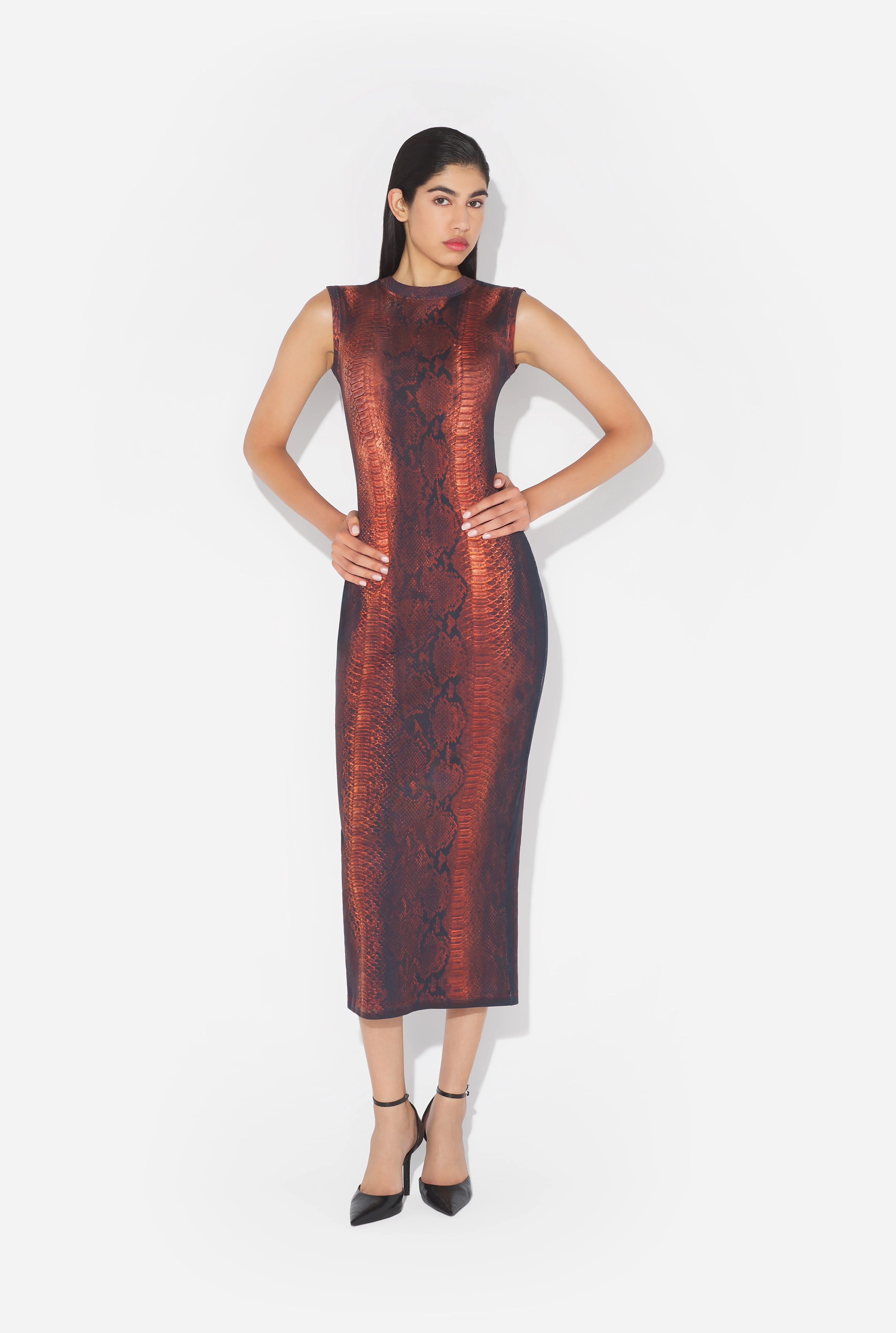 THE COTTON PYTHON DRESS - 1