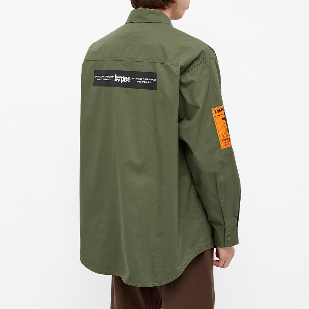 A Bathing Ape Loose Fit Army Shirt - 6