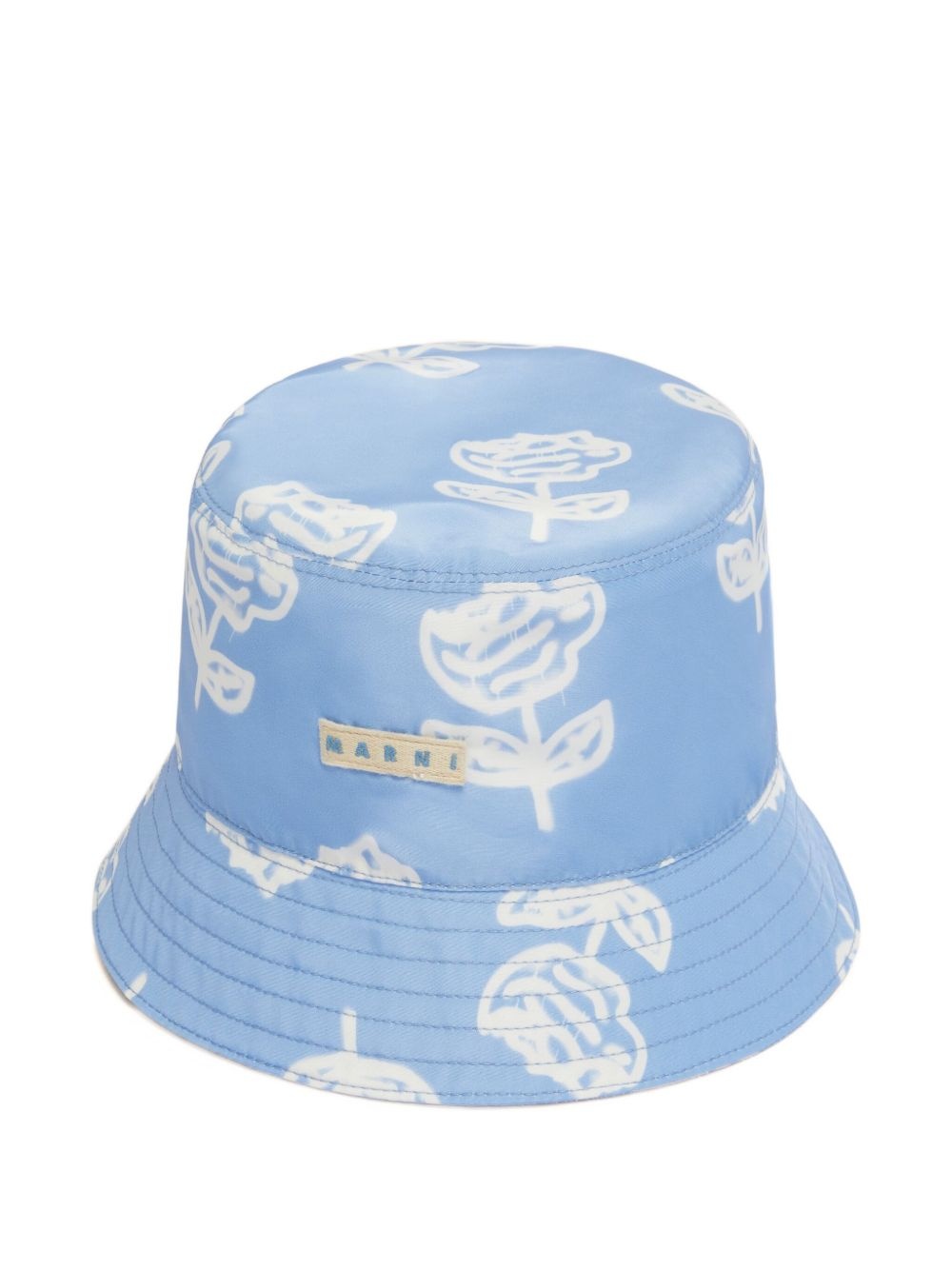 floral-print bucket hat - 2