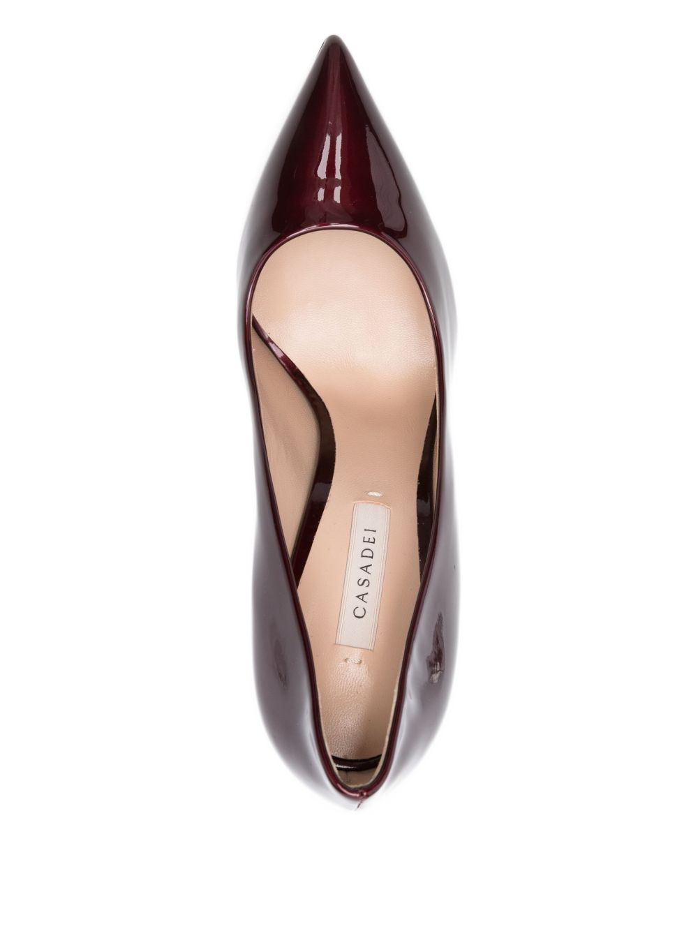 100mm metallic-heel pointed-toe pumps - 4