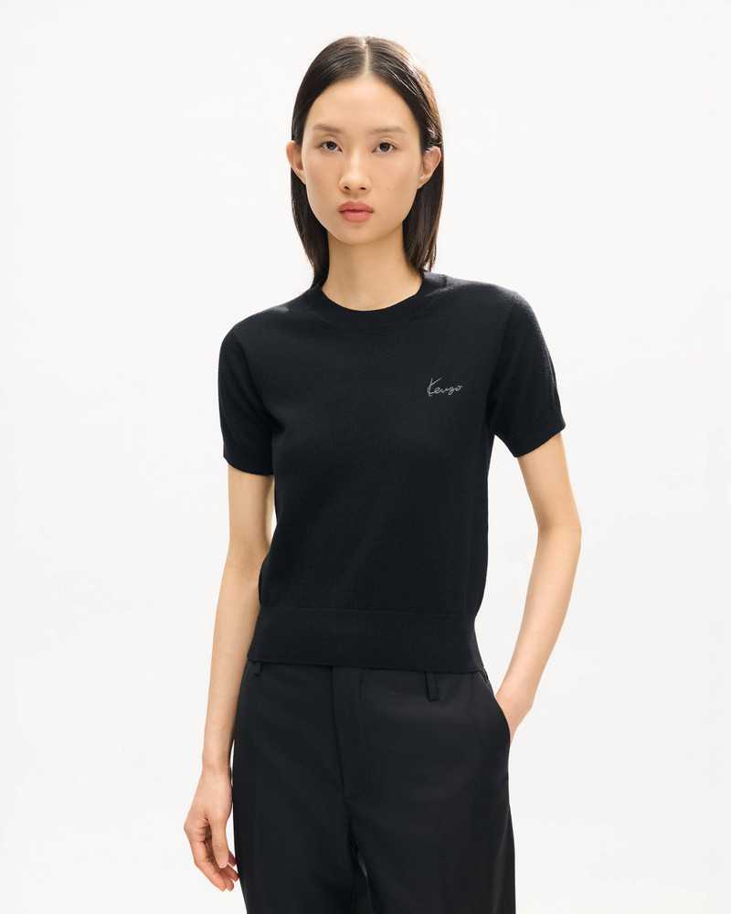 KENZO 'KENZO Signature' top in merino wool outlook