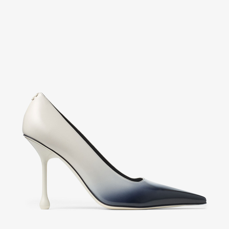 Ixia 95 Latte Sprayed Spazzolato Leather Pumps 1