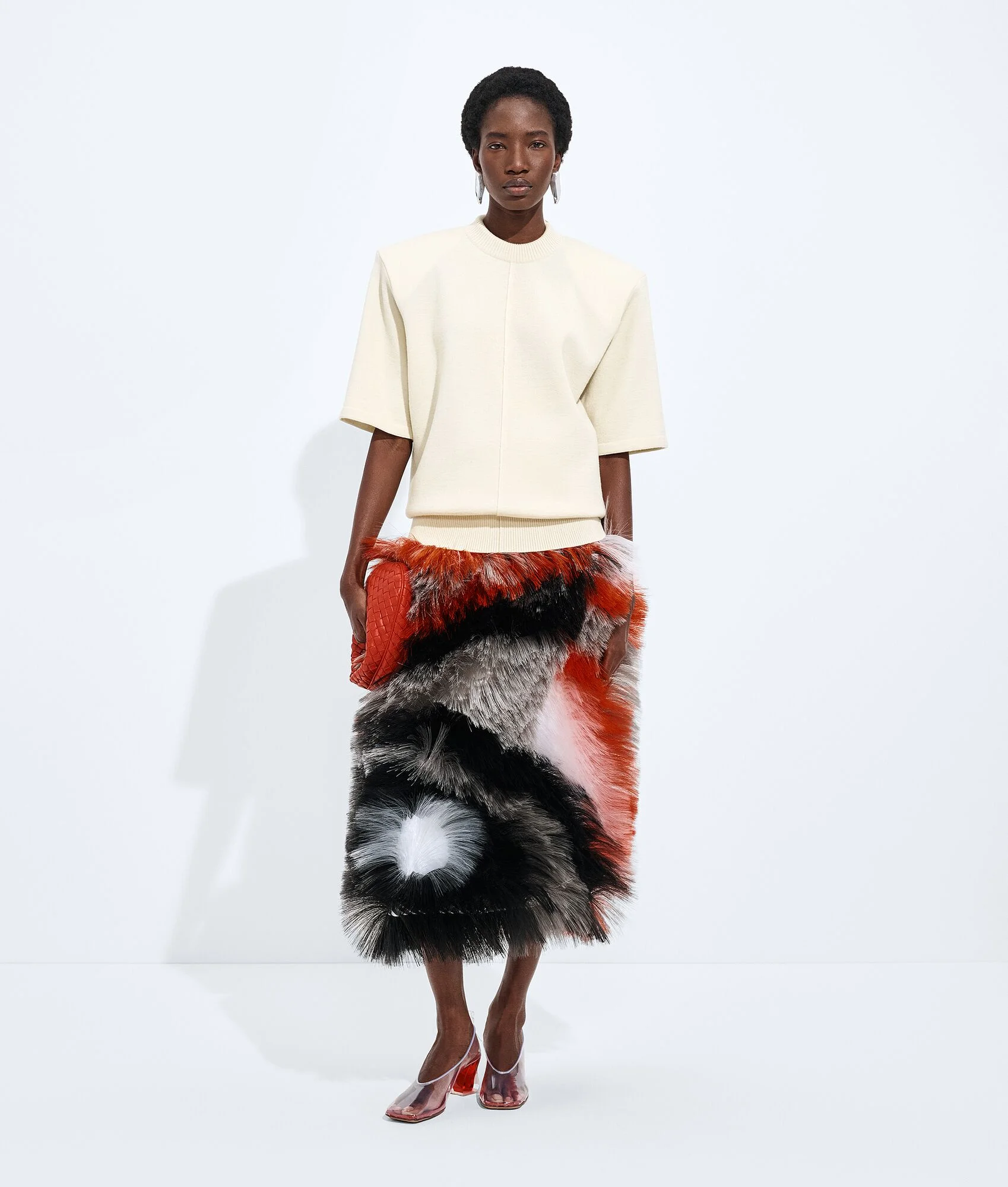 Fringed Embroidery Skirt - 1