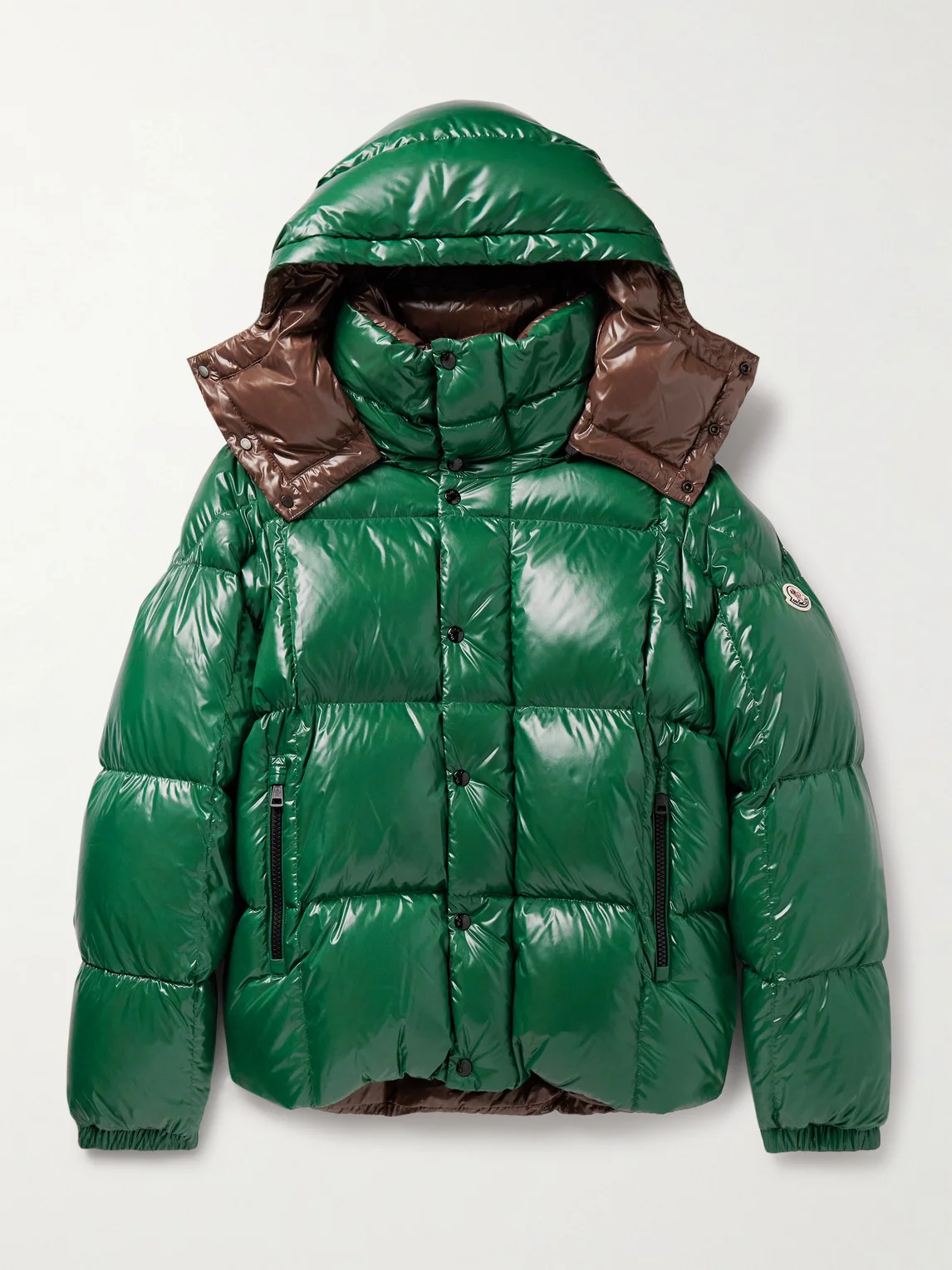 Parana Logo-Appliquéd Quilted Nylon Hooded Down Jacket - 1