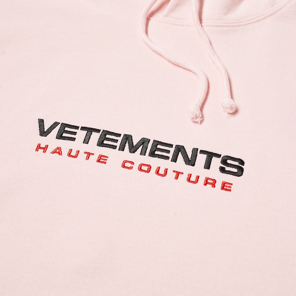 VETEMENTS Logo Haute Couture Hoody - 2