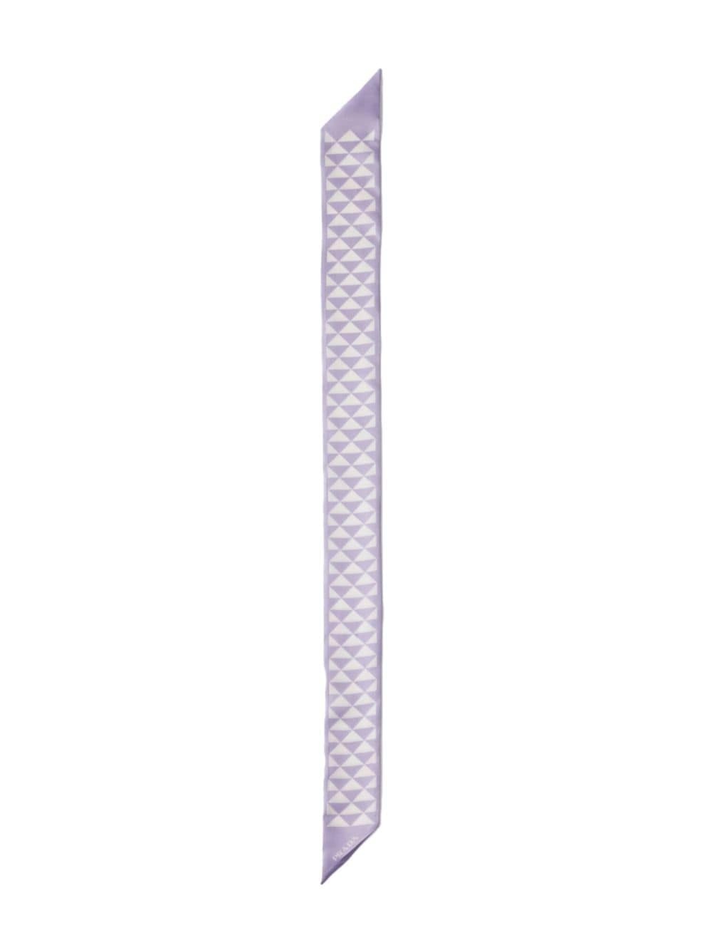 triangle-logo scarf - 2