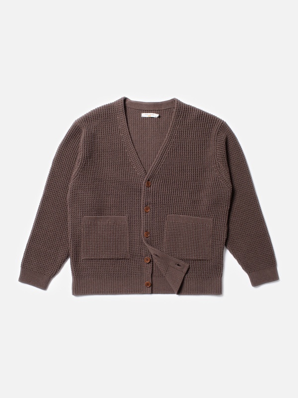 Kent Pineapple Cardigan Brownmelange - 1