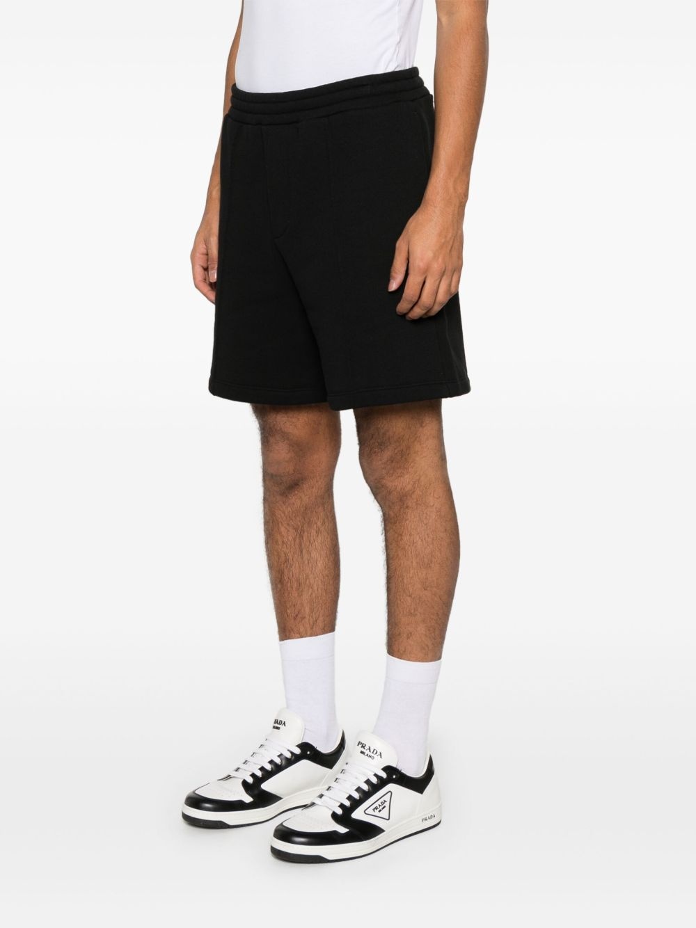 logo-patch track shorts - 3