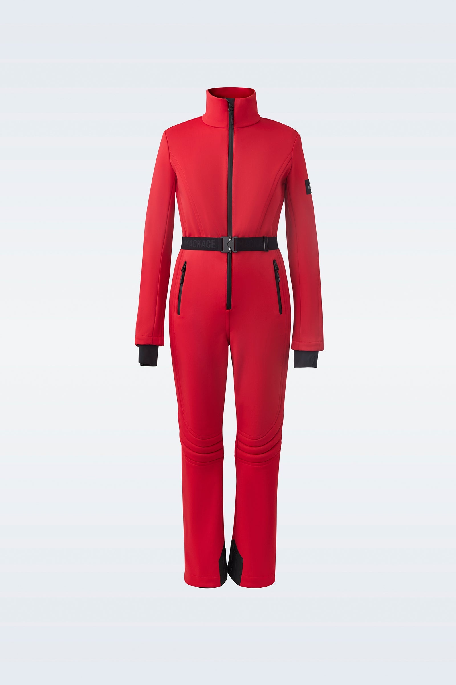 SHAWNA Techno fleece ski suit with articulated sleeves and knees - 2