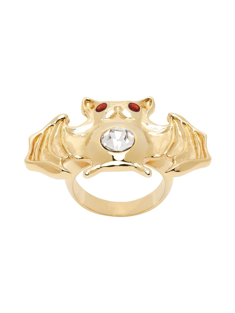 Gold Bat Ring 1