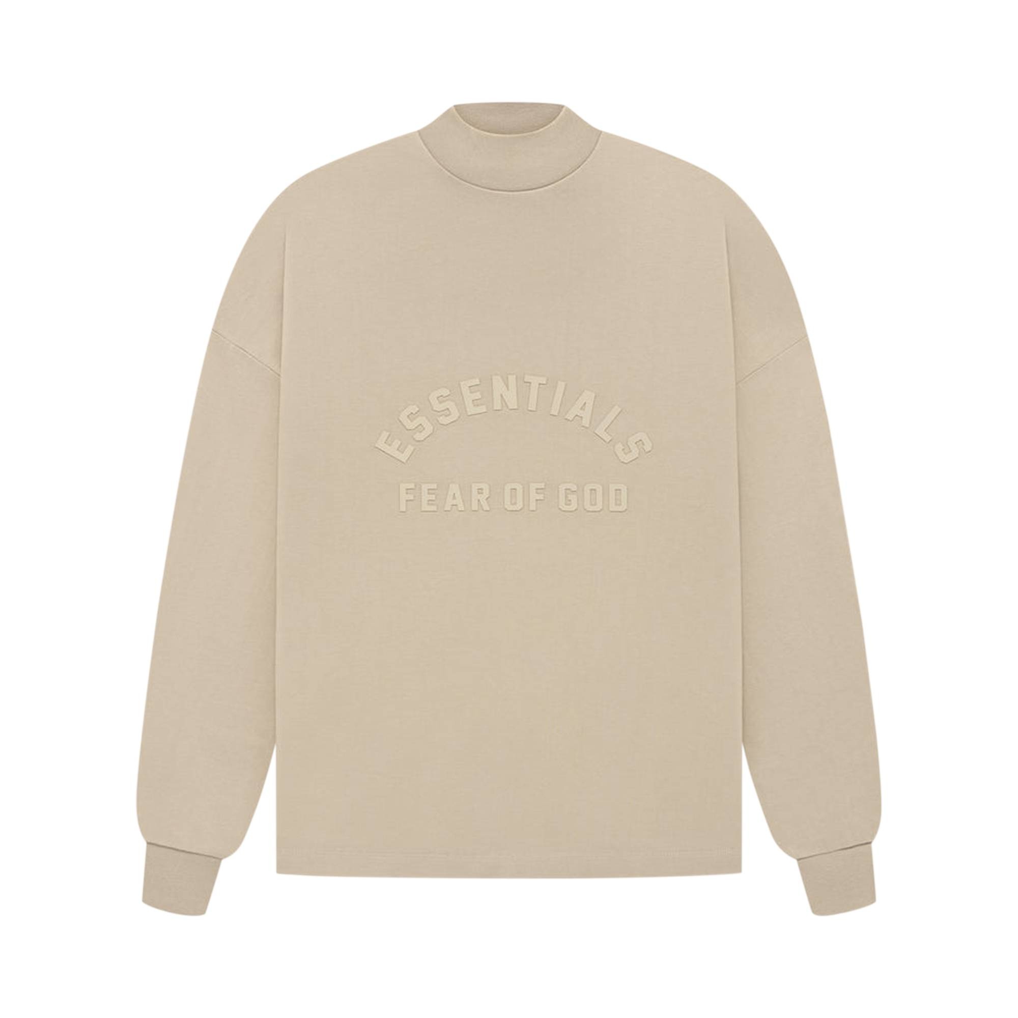 Fear of God Essentials Long-Sleeve Tee 'Dusty Beige' - 1