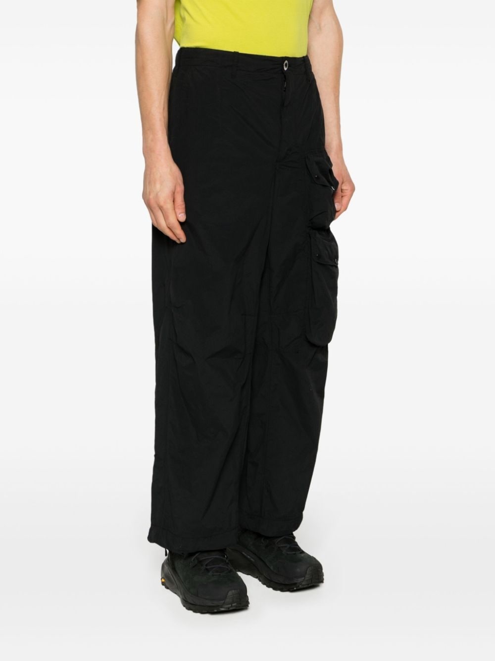 crinkled cargo trousers - 3
