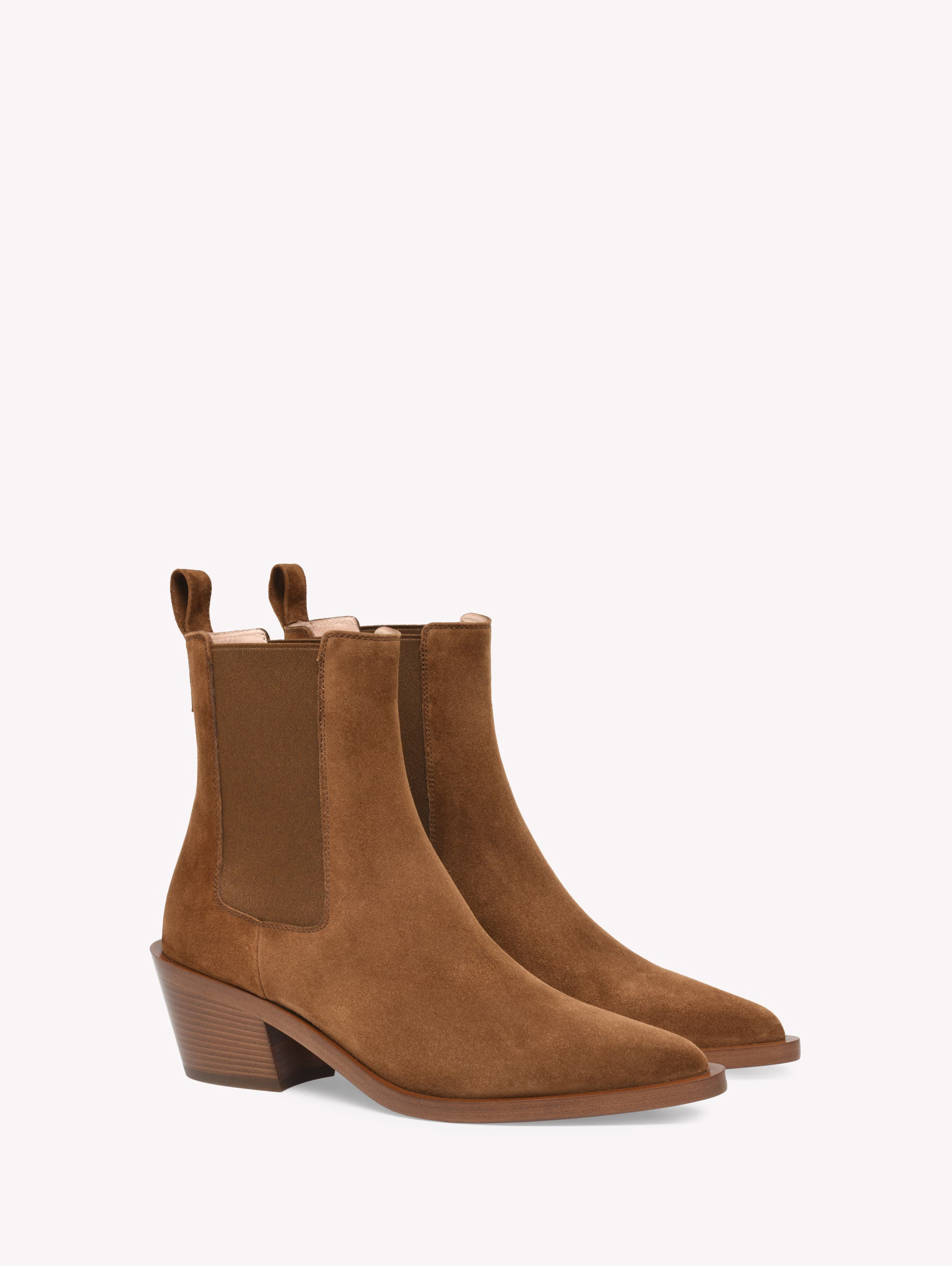Gianvito Rossi Wylie Boots in Brown at Nordstrom - 2