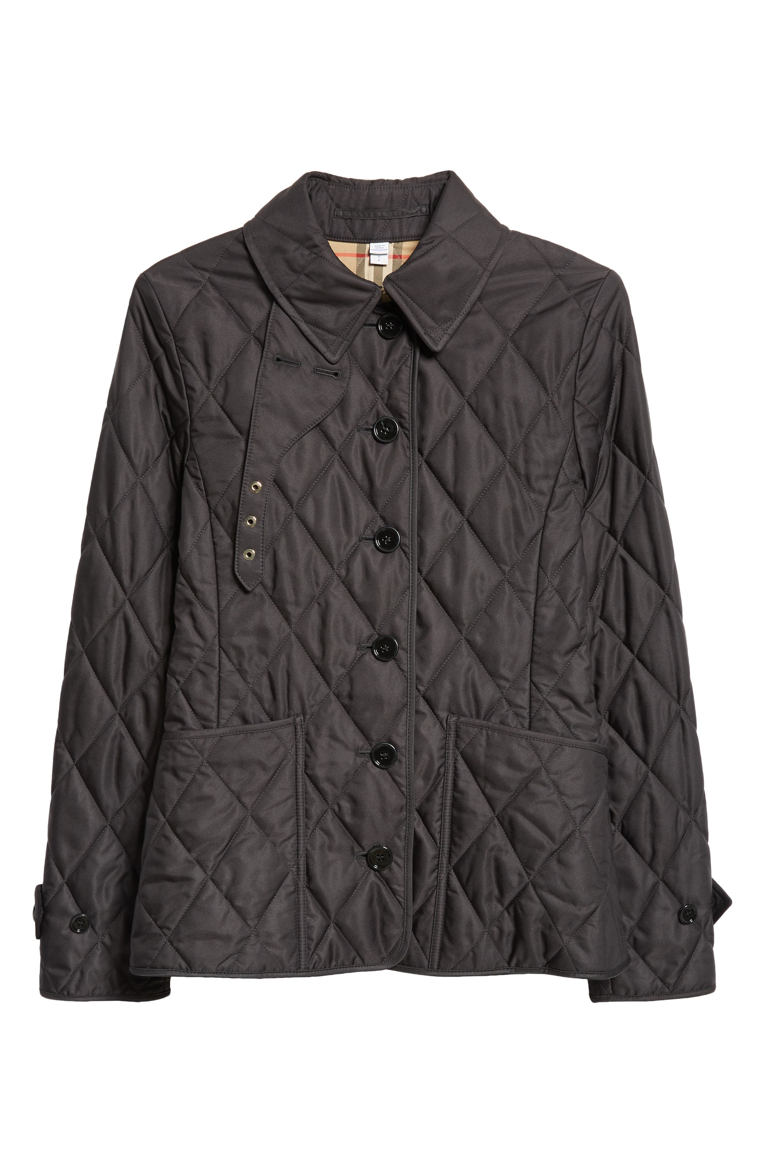 burberry Fernleigh Quilted Jacket in Black at Nordstrom - 7