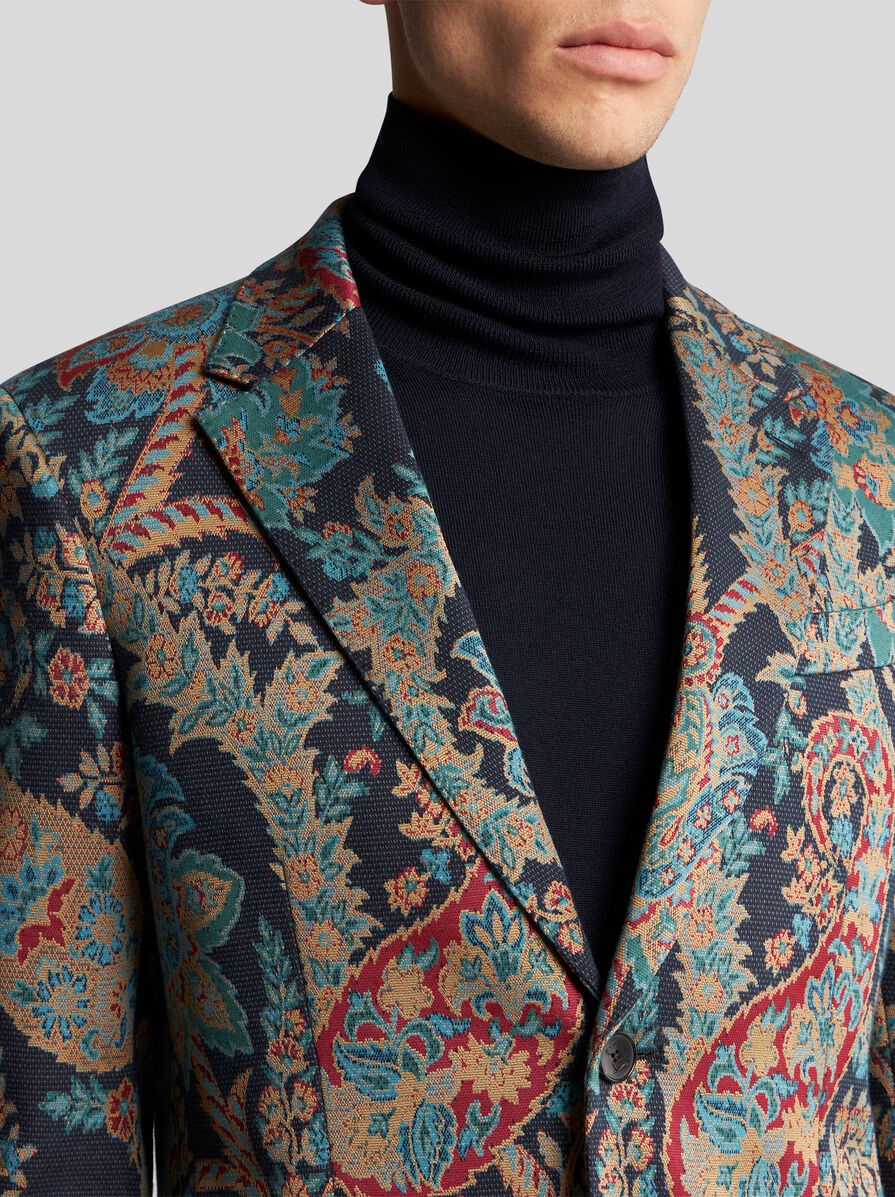 Etro FLORAL PAISLEY JACQUARD BLAZER | REVERSIBLE