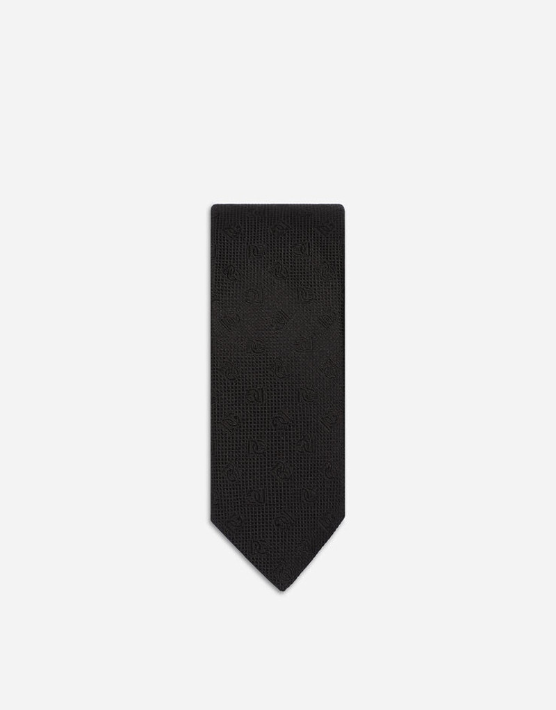 Dolce & Gabbana 6-cm tie-design silk jacquard blade tie outlook