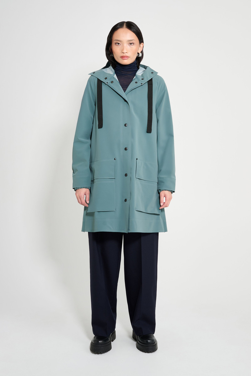 Stutterheim Mosebacke 15 Raincoat Moon Rock outlook