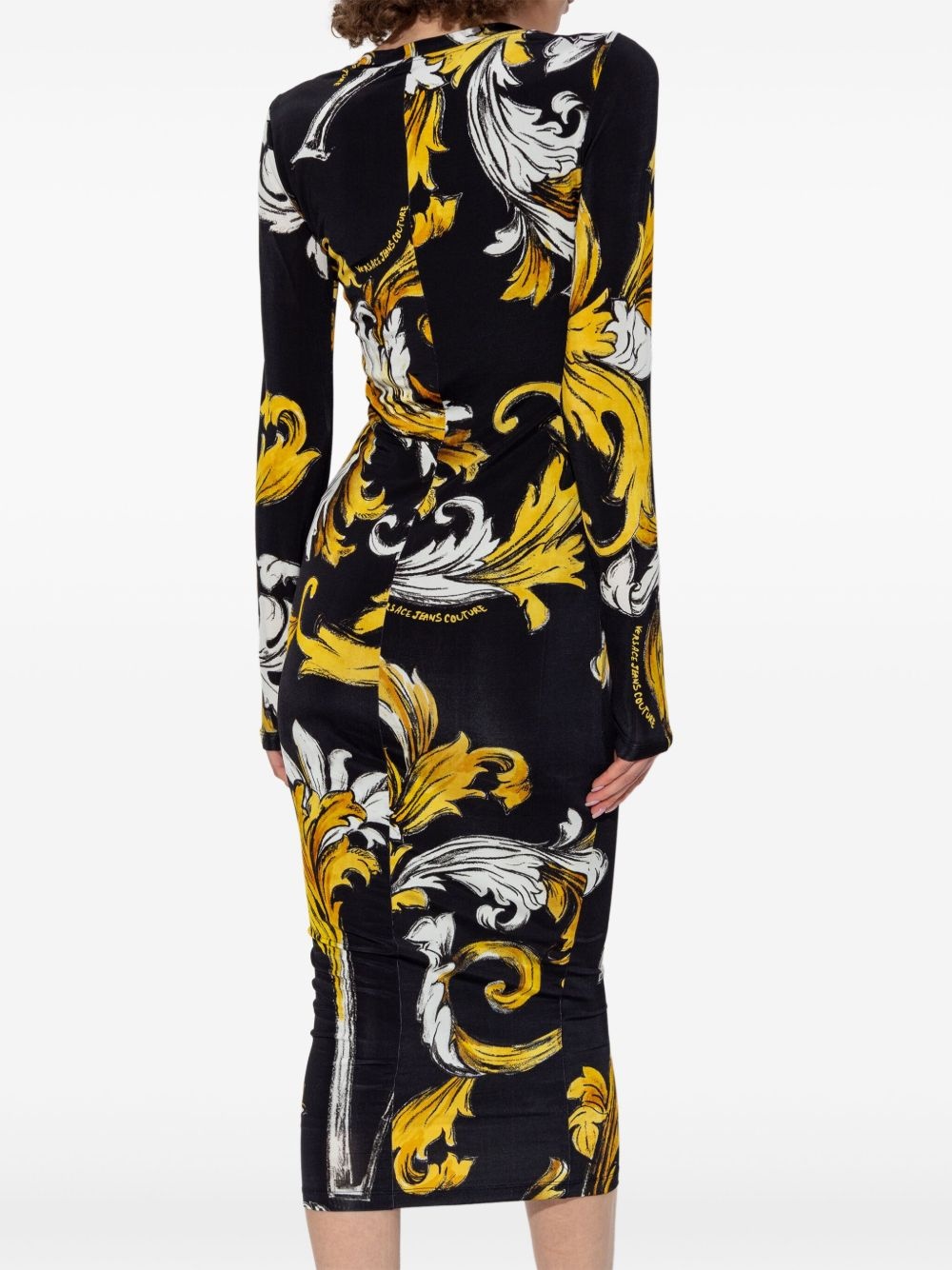 Barocco midi dress - 4