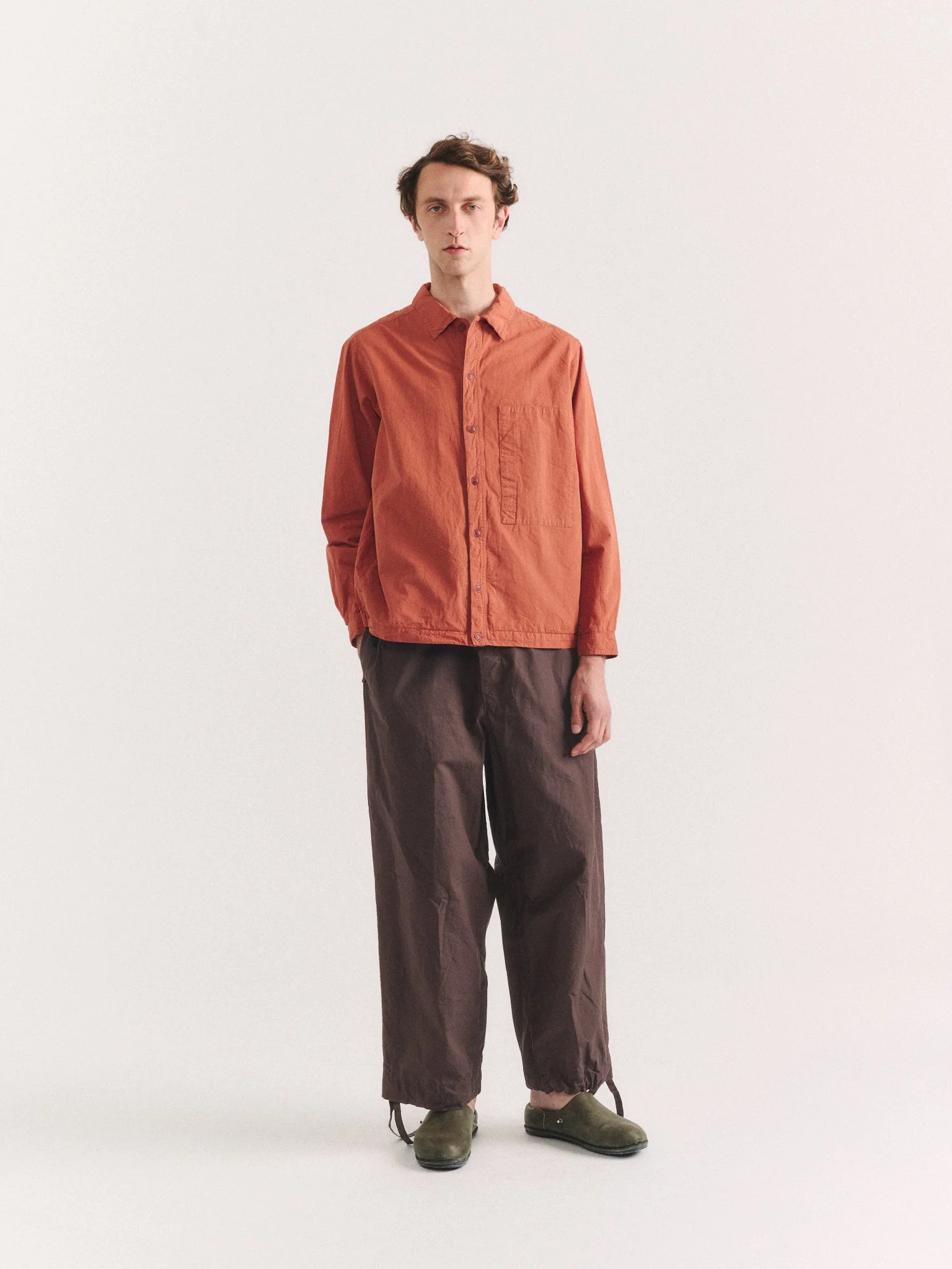 NEW FABU SHIRT - PAPER COT - BRICK - 1