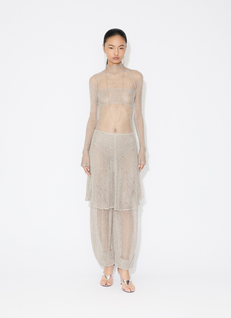 MESH KNIT BALLOON PANTS 2