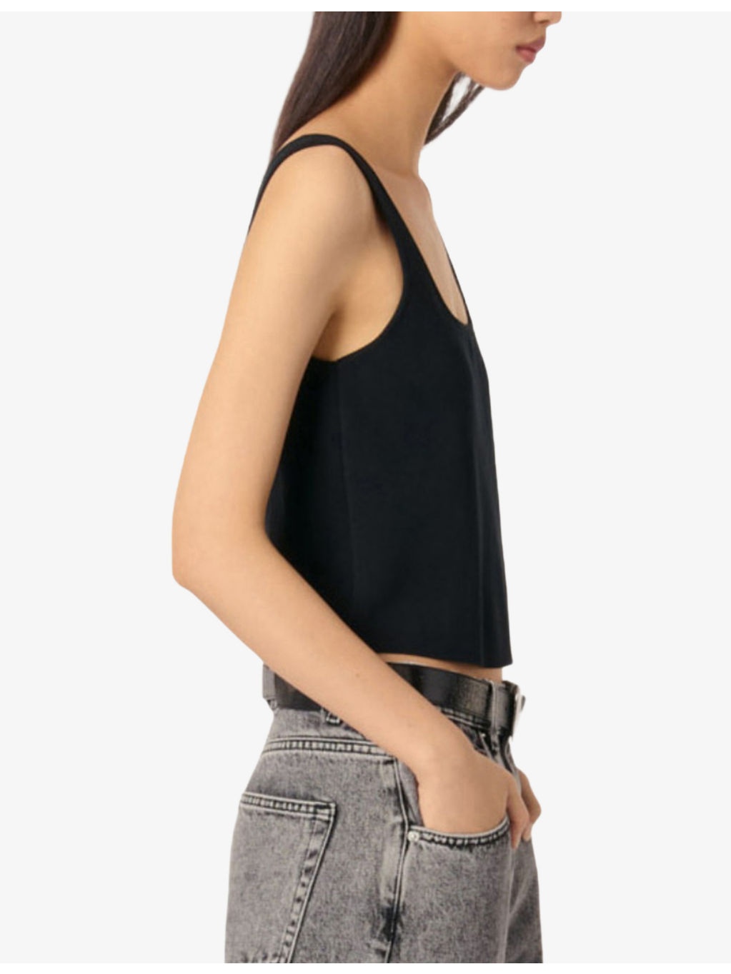 Maclyne sleeveless stretch-knit top - 3