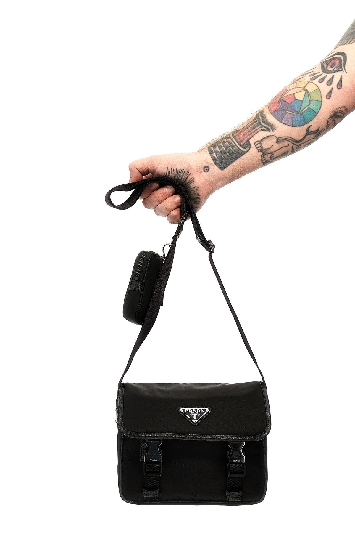 Prada 'Messenger' crossbody bag | julianfashion | REVERSIBLE
