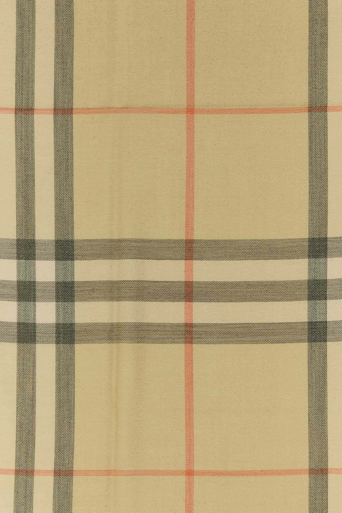 Burberry Women Embroidered Wool Blend Scarf - 3