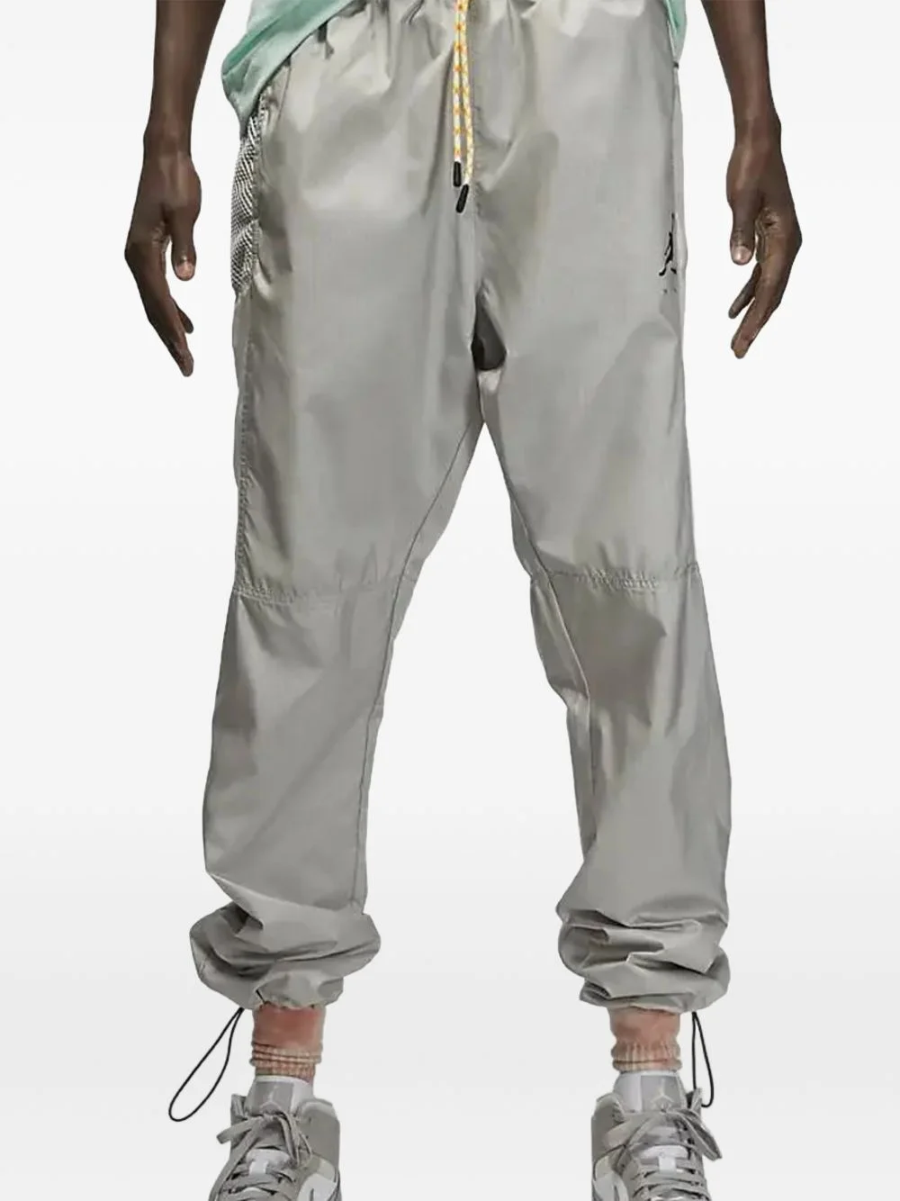 drawstring track pants - 1