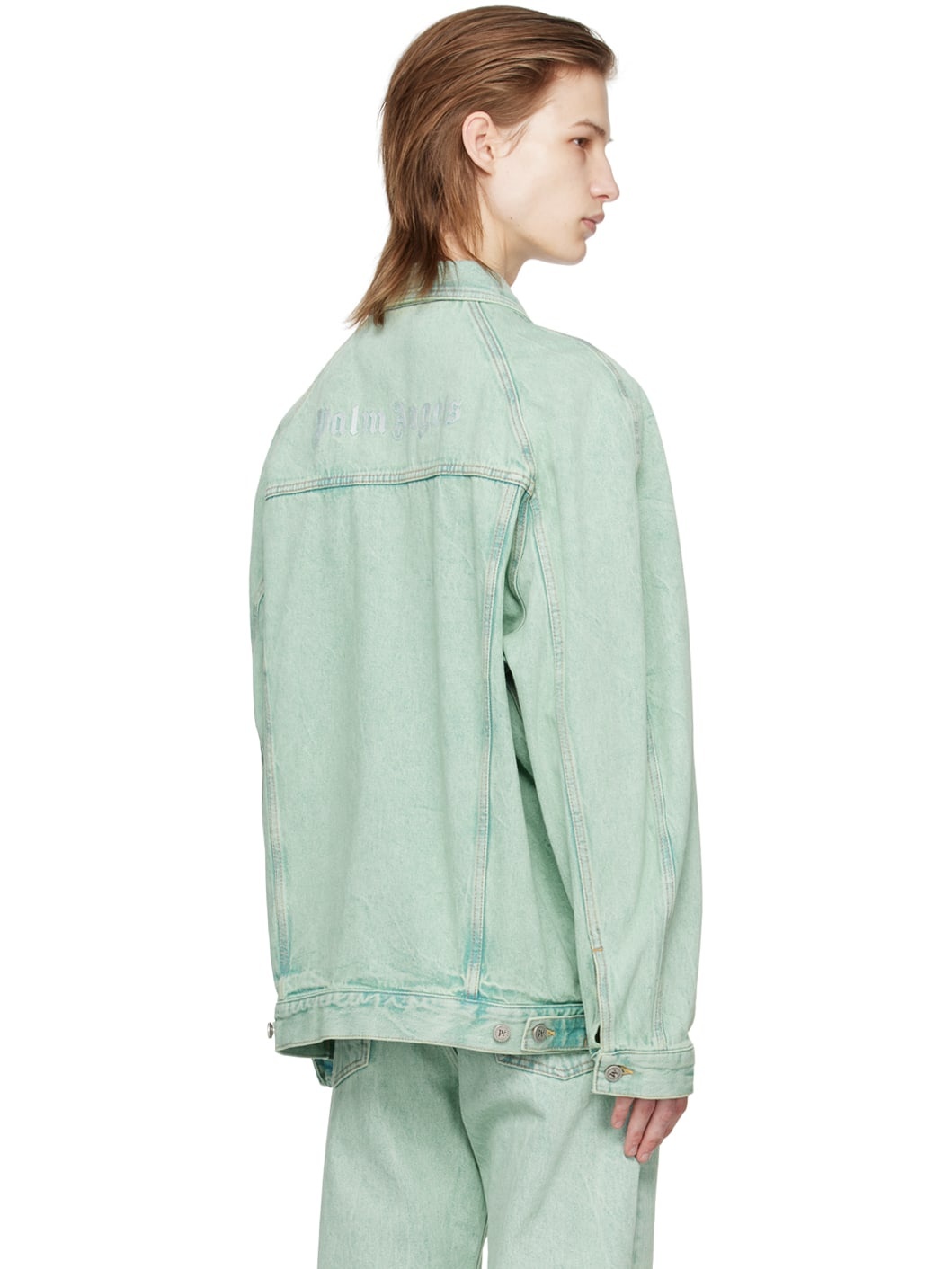 Green Overdye Denim Jacket - 3