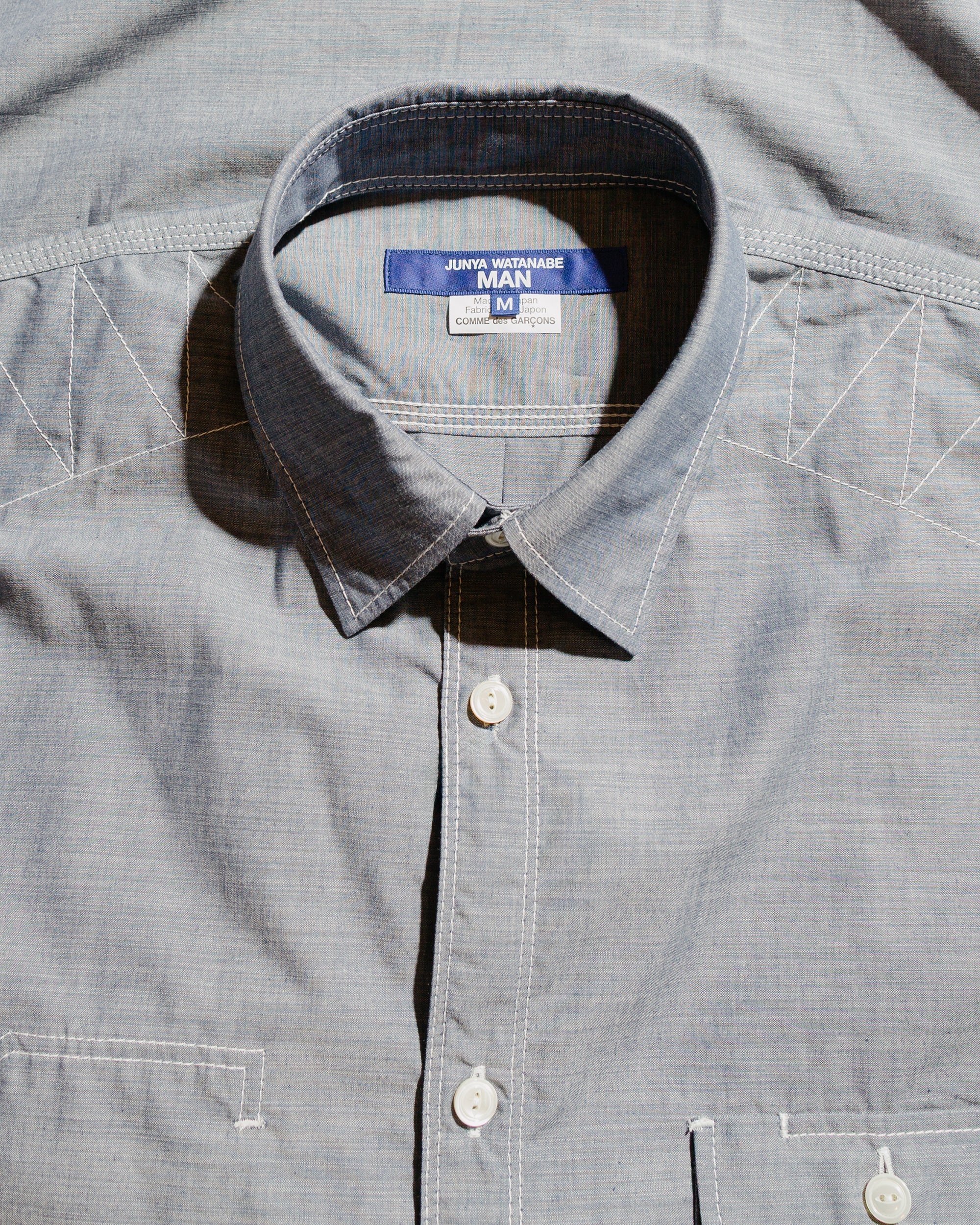 Chambray Shirt Grey - 5