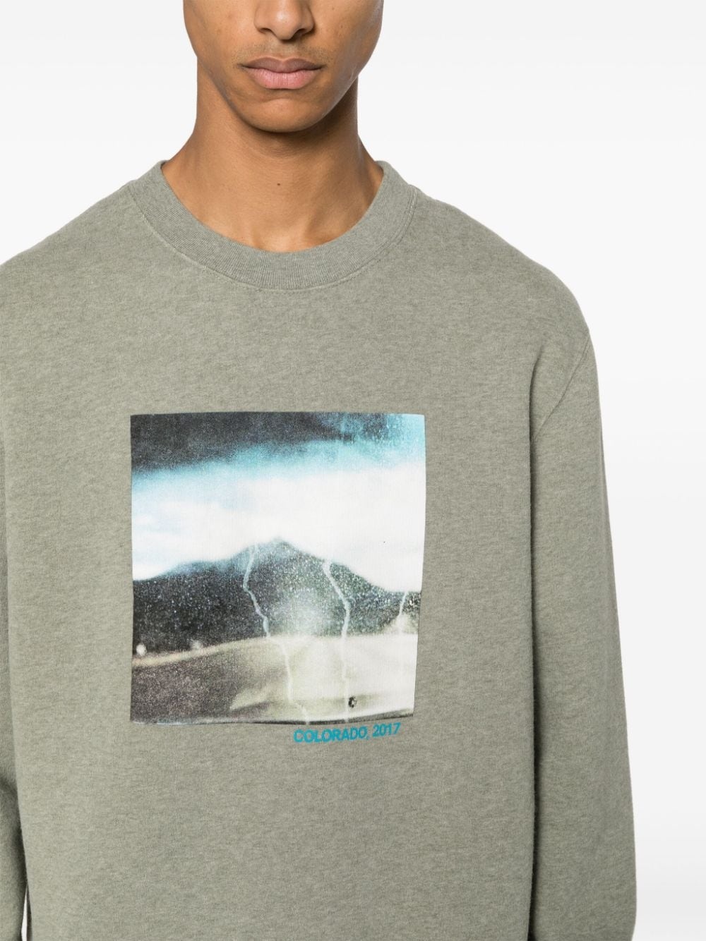 Simba Mountain photograph-print sweatshirt - 5