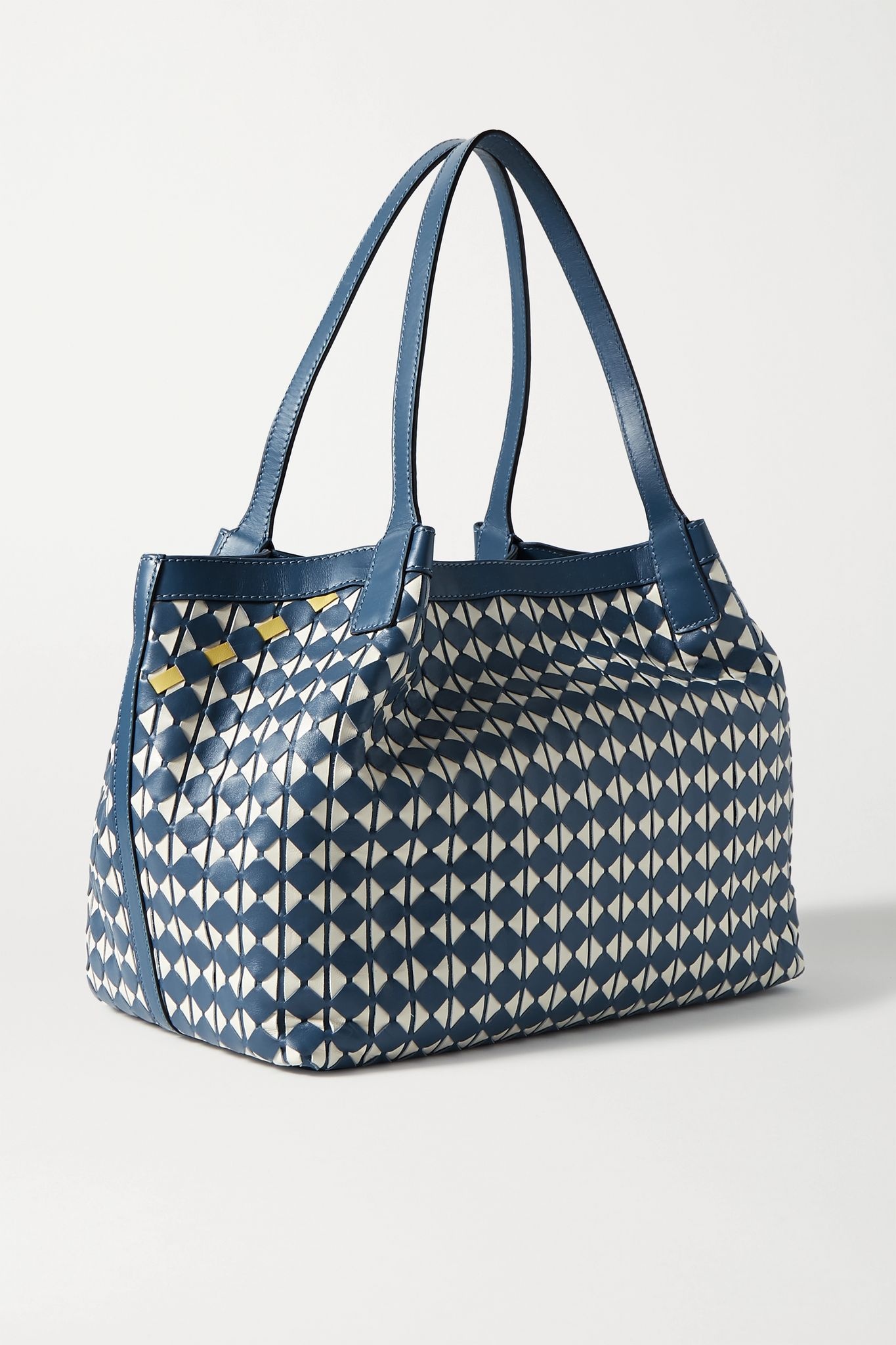 Secret small woven leather tote - 3