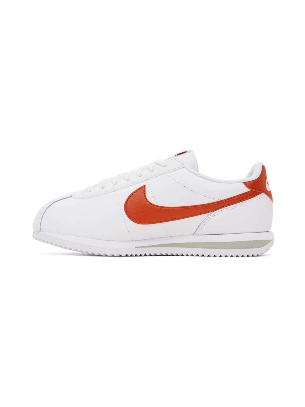 White & Orange Cortez Sneakers - 3