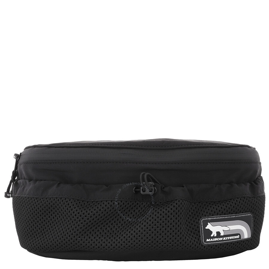 Maison Kitsune Black Nylon Flash Fox Bumbag - 1