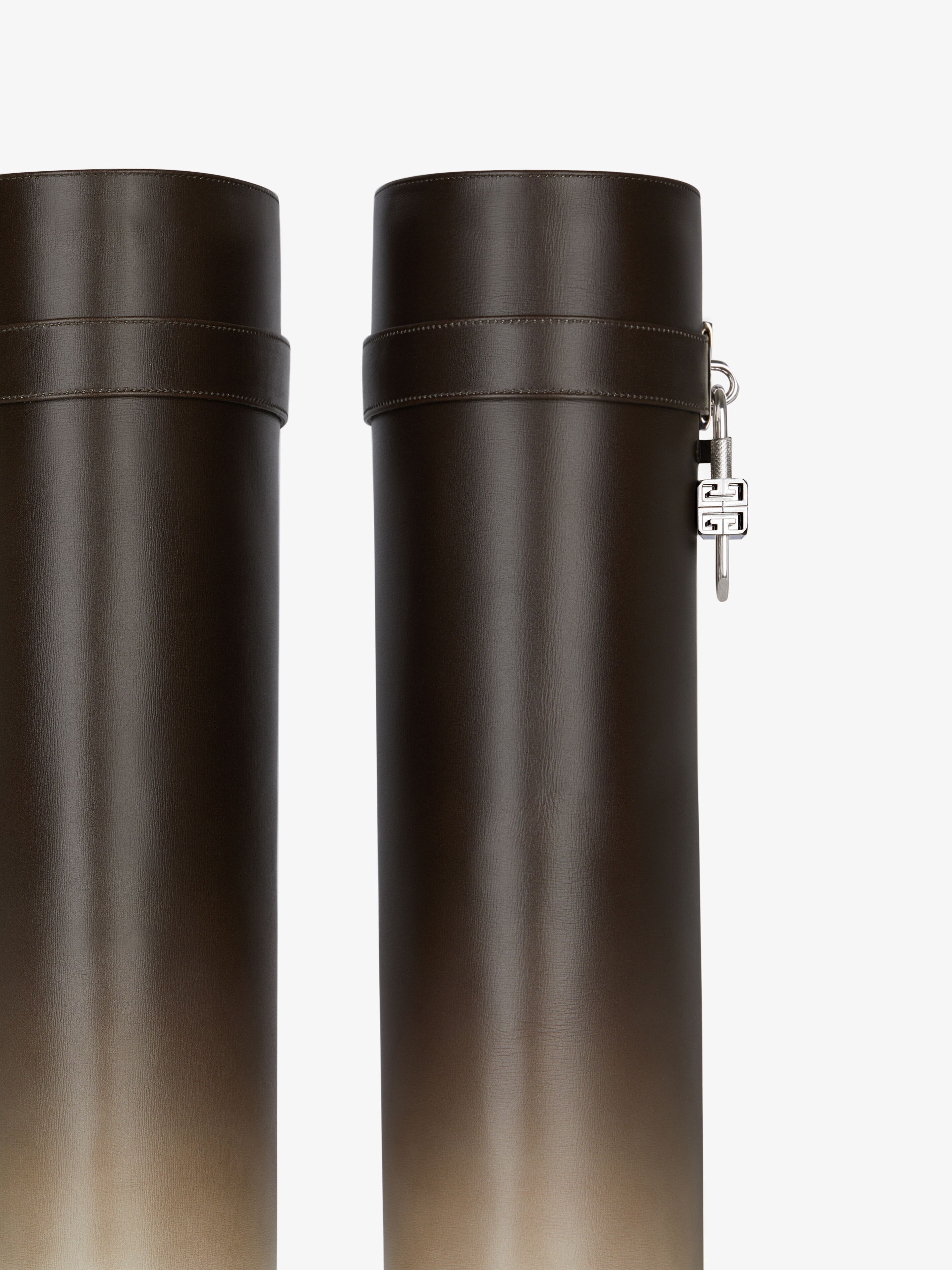 SHARK LOCK BOOTS IN LEATHER - 6
