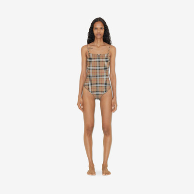 Burberry Vintage Check Swimsuit outlook