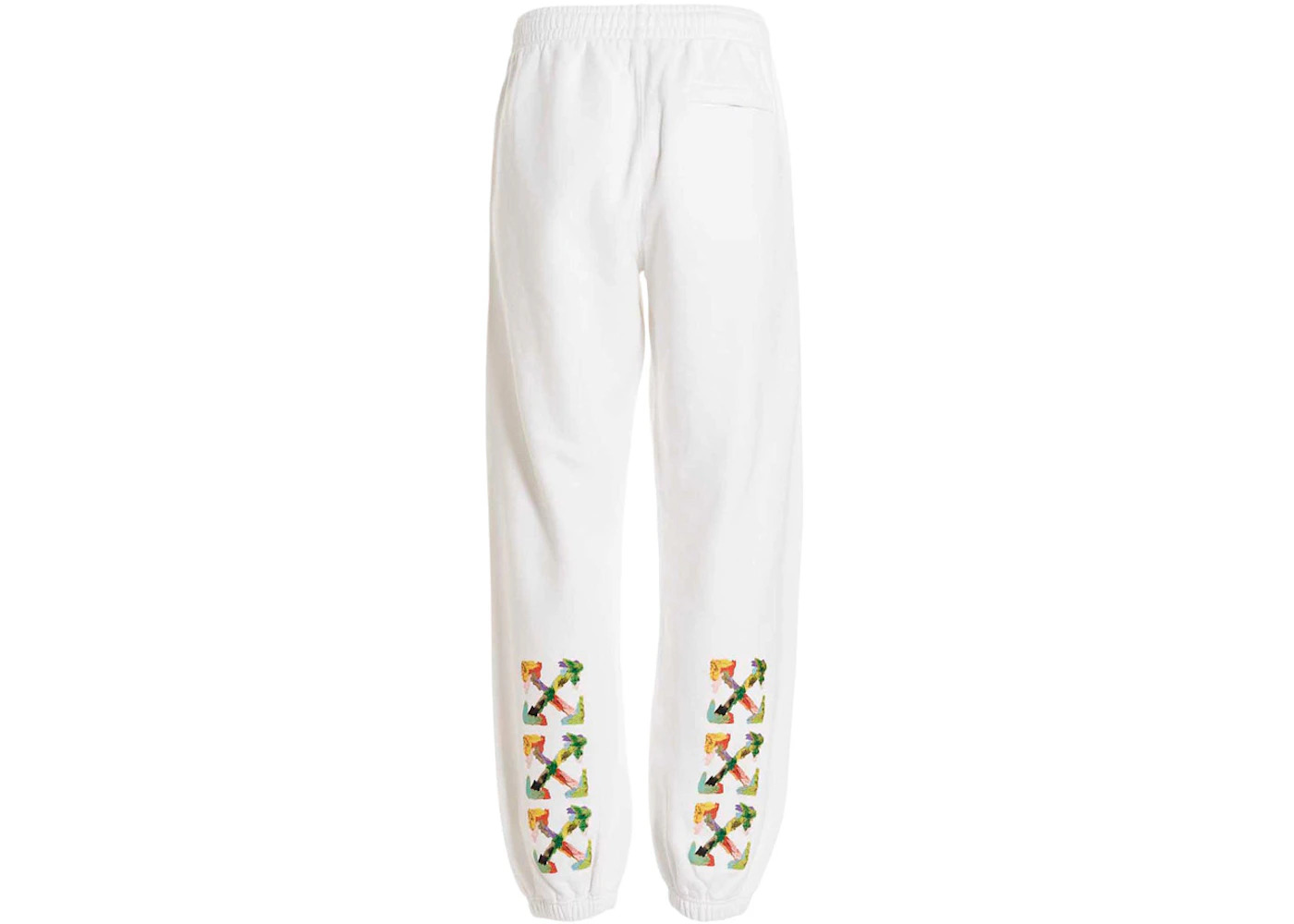 OFF-WHITE Brush Arrows Slim Track Sweatpants White/Multi - 2