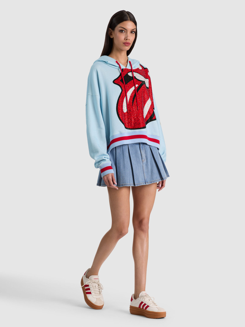 SUNNY EMBELLISHED CROPPED HOODIE 6