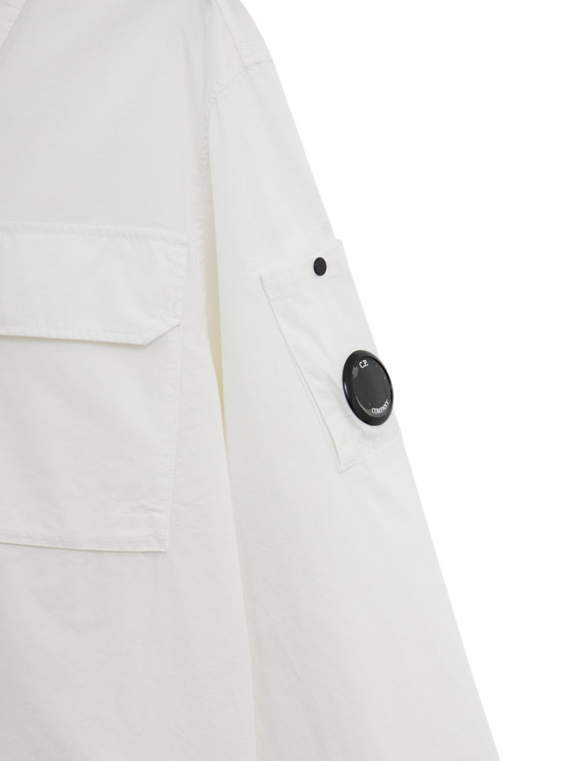 Lens-detail zip-up shirt 6