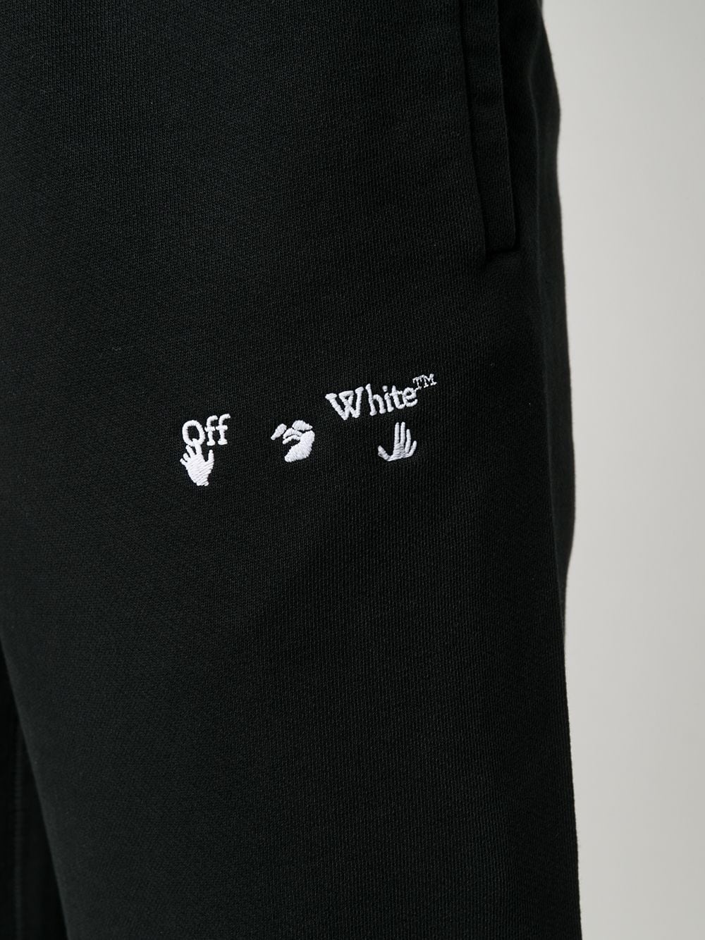 logo-print tapered track pants - 5