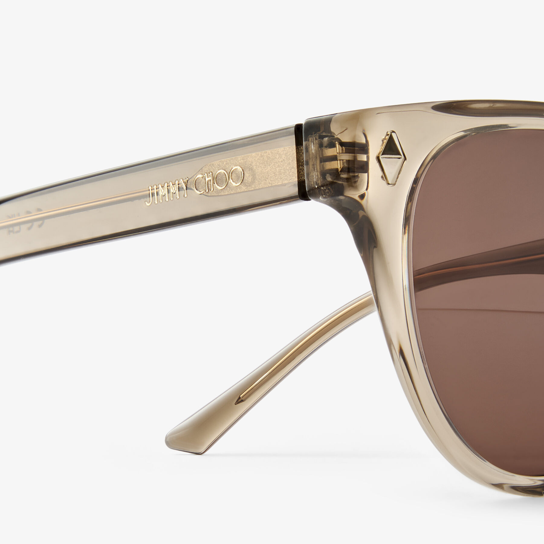 Trace 
Brown Transparent Pantos Sunglasses - 3