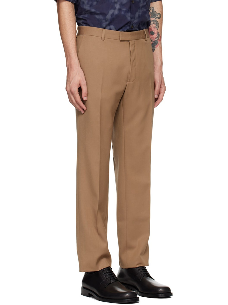 Dries Van Noten Tan Single-Breasted Wool Suit outlook